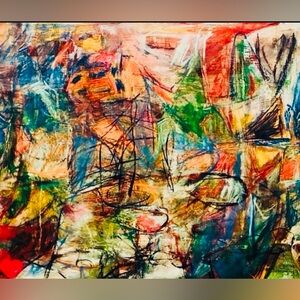 Abstract Multicolor Canvas Art